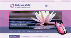 Desktop Screenshot of doodgewonewinkel.nl